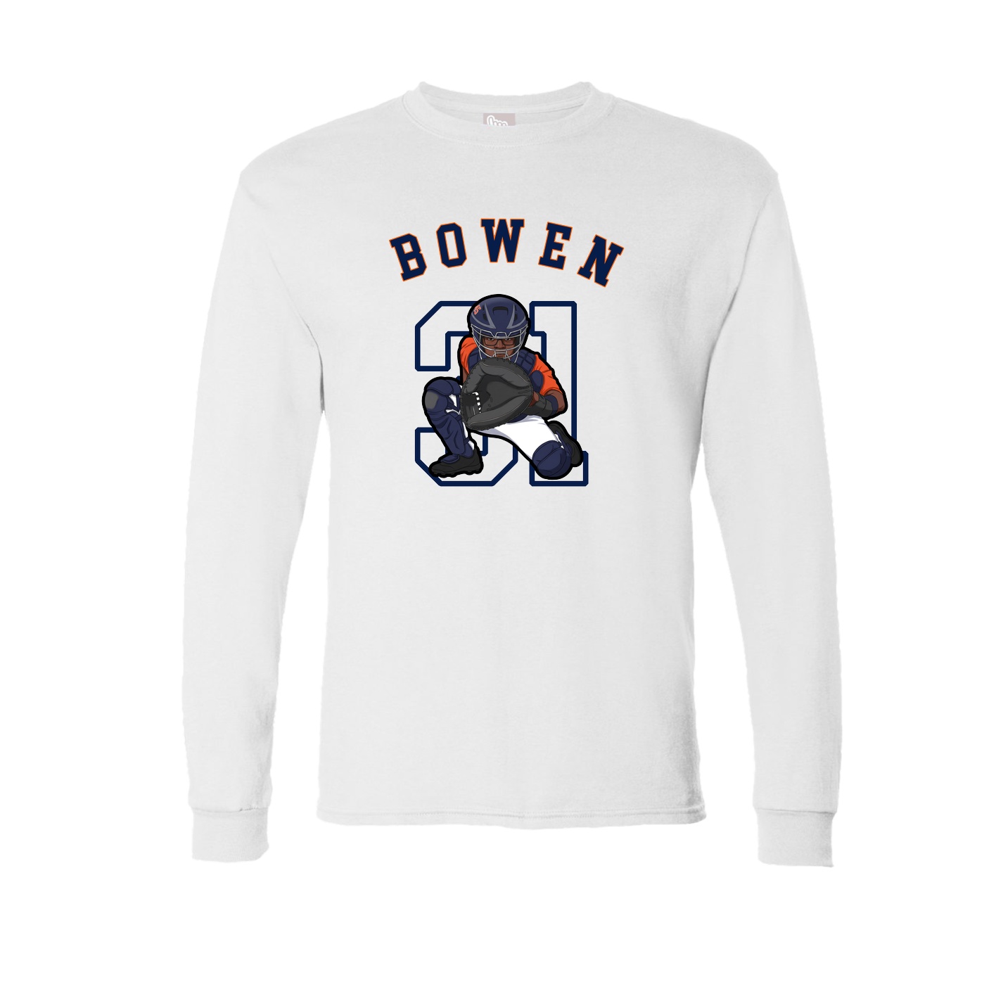 Long Sleeve Tee — Shirsey Arch in White