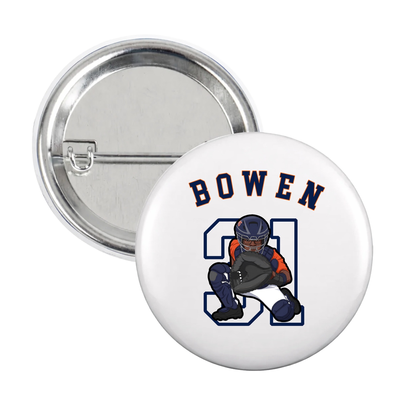 Game Day Button — Shirsey Arch in White