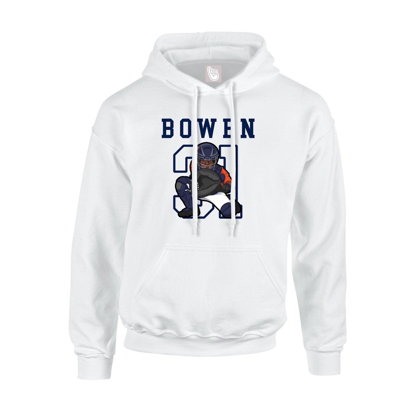 Youth Hoodie — Shirsey in White
