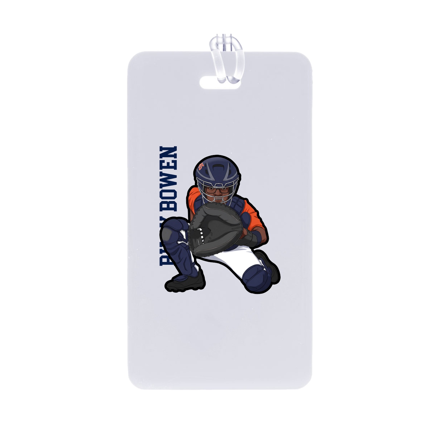 Bag Tag — Name Vertical in Classic