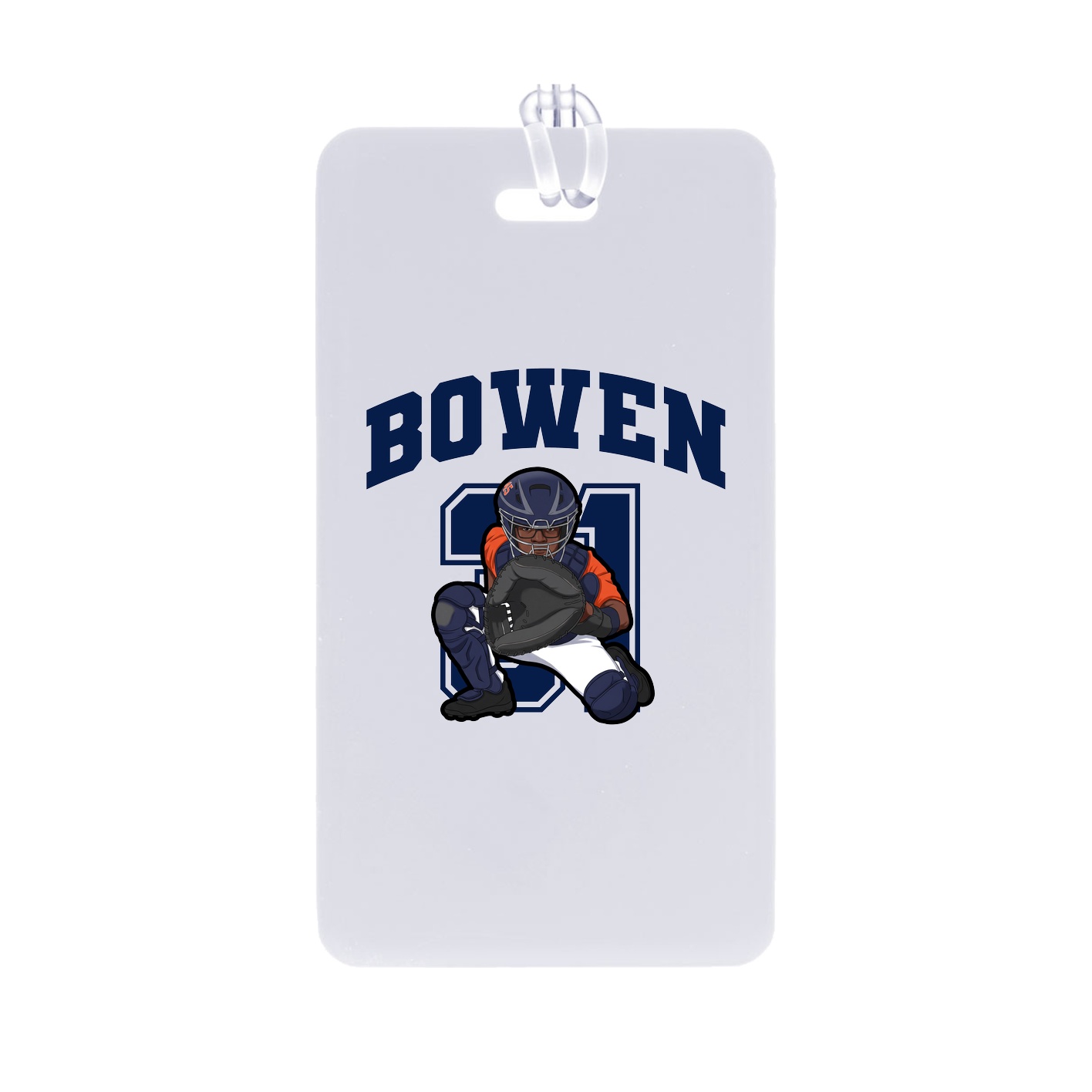 Bag Tag — Number in Classic