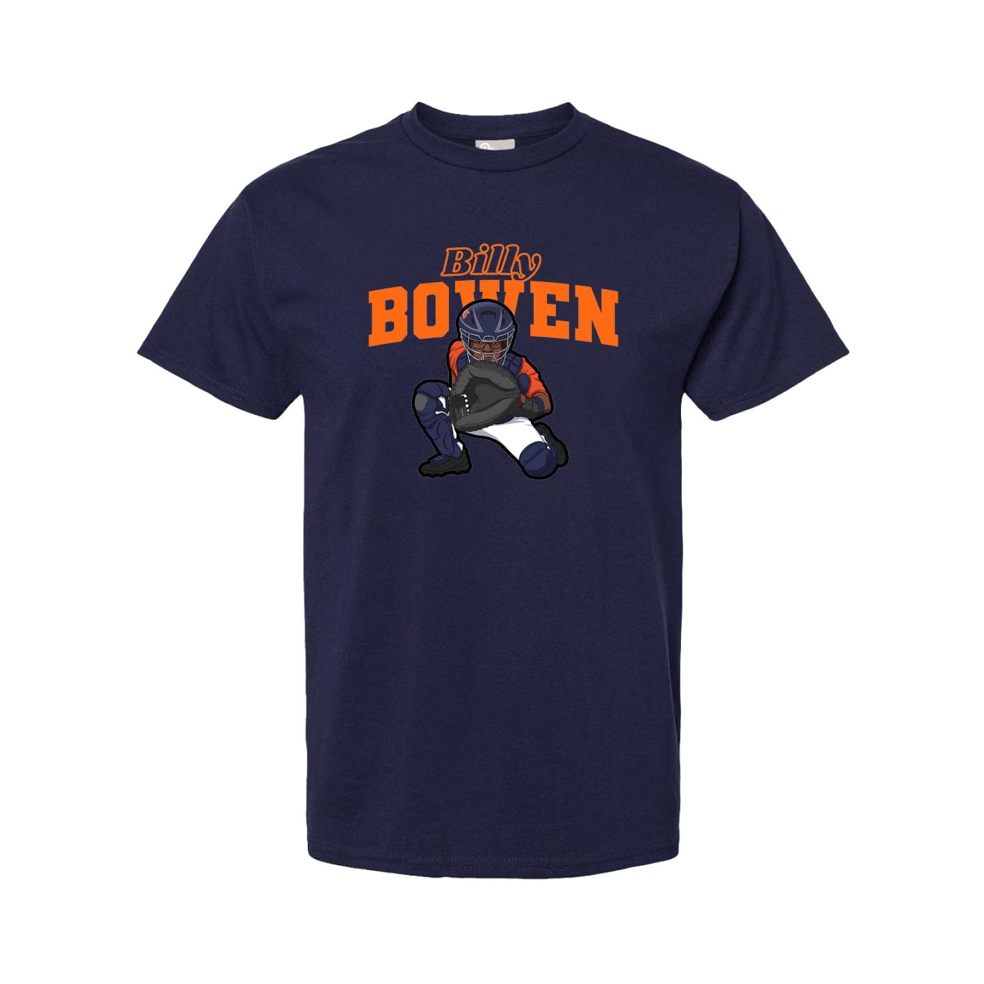 Youth Tee — Name Arch in Navy