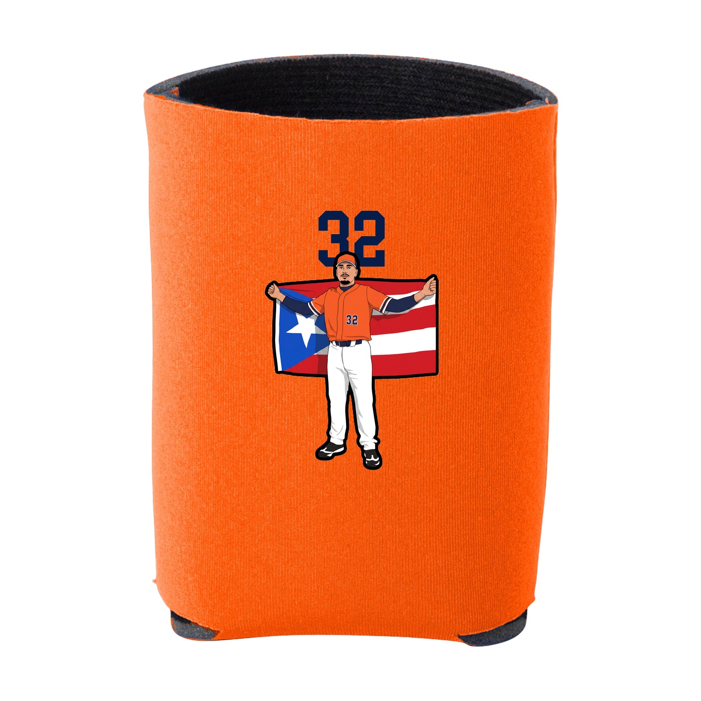 Can Holder — Number Top in Orange