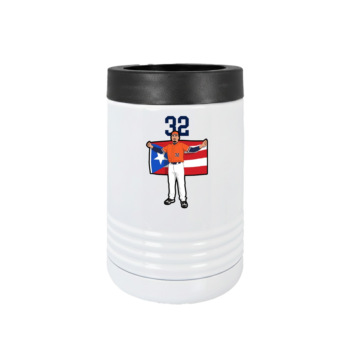 Beverage Holder — Number Top in White