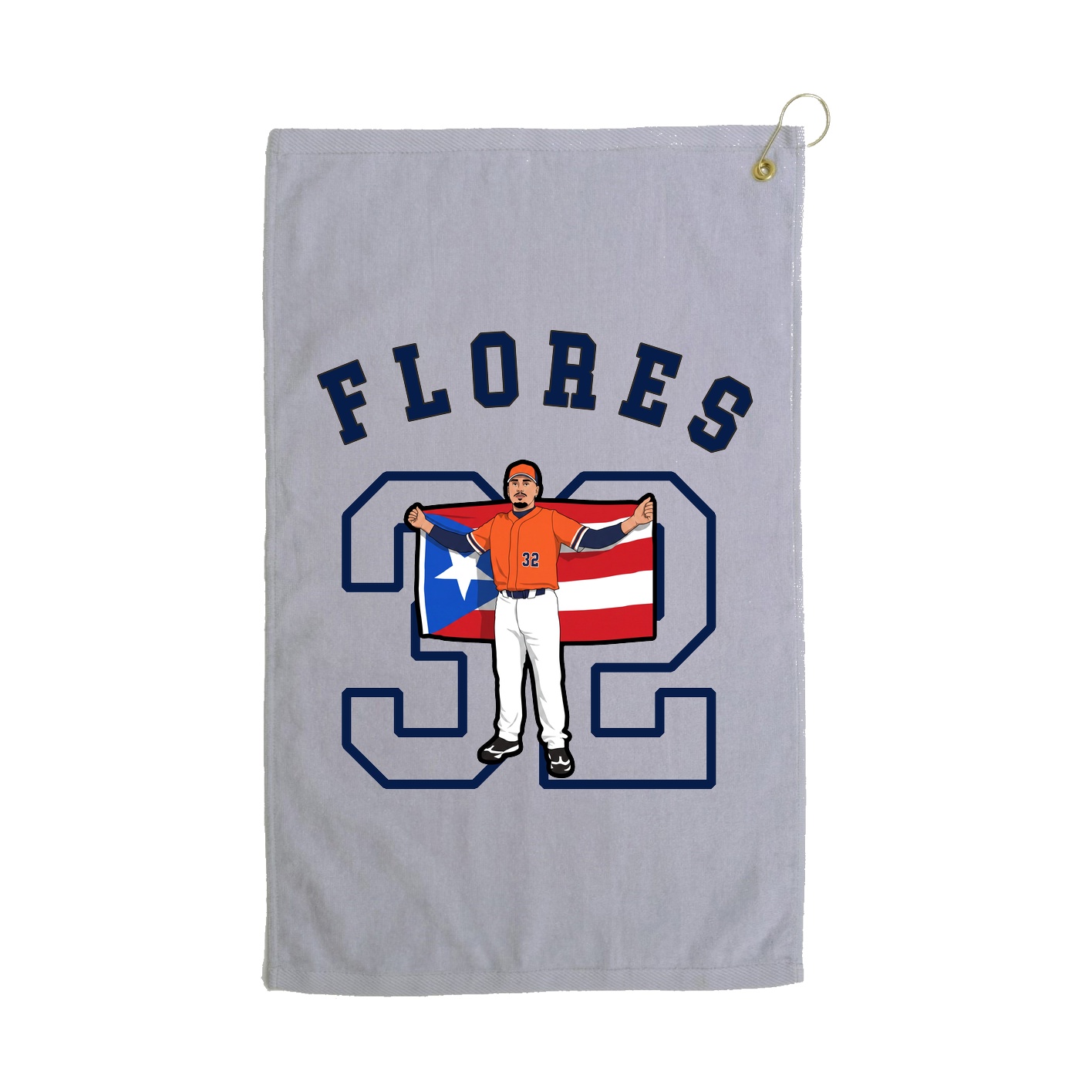 Golf Towel — Shirsey Arch in Grey