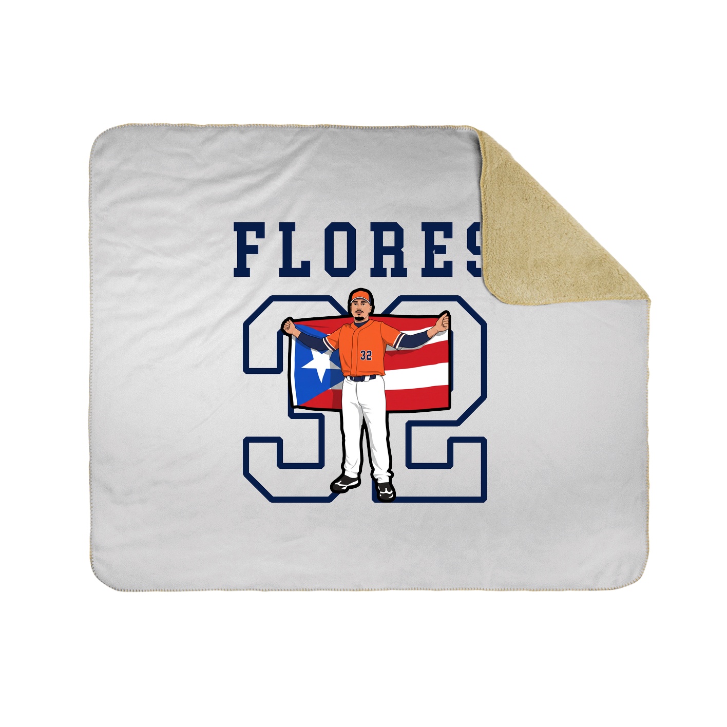 Throw Blanket — Shirsey in White