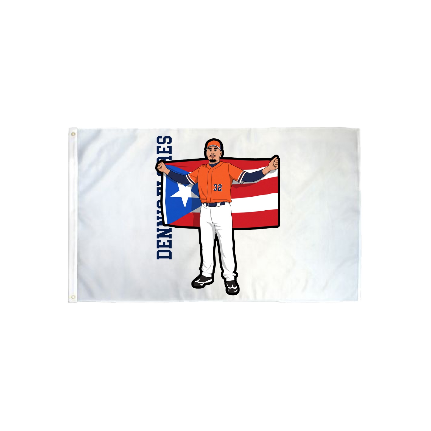 3x5 Flag — Name Vertical in Classic