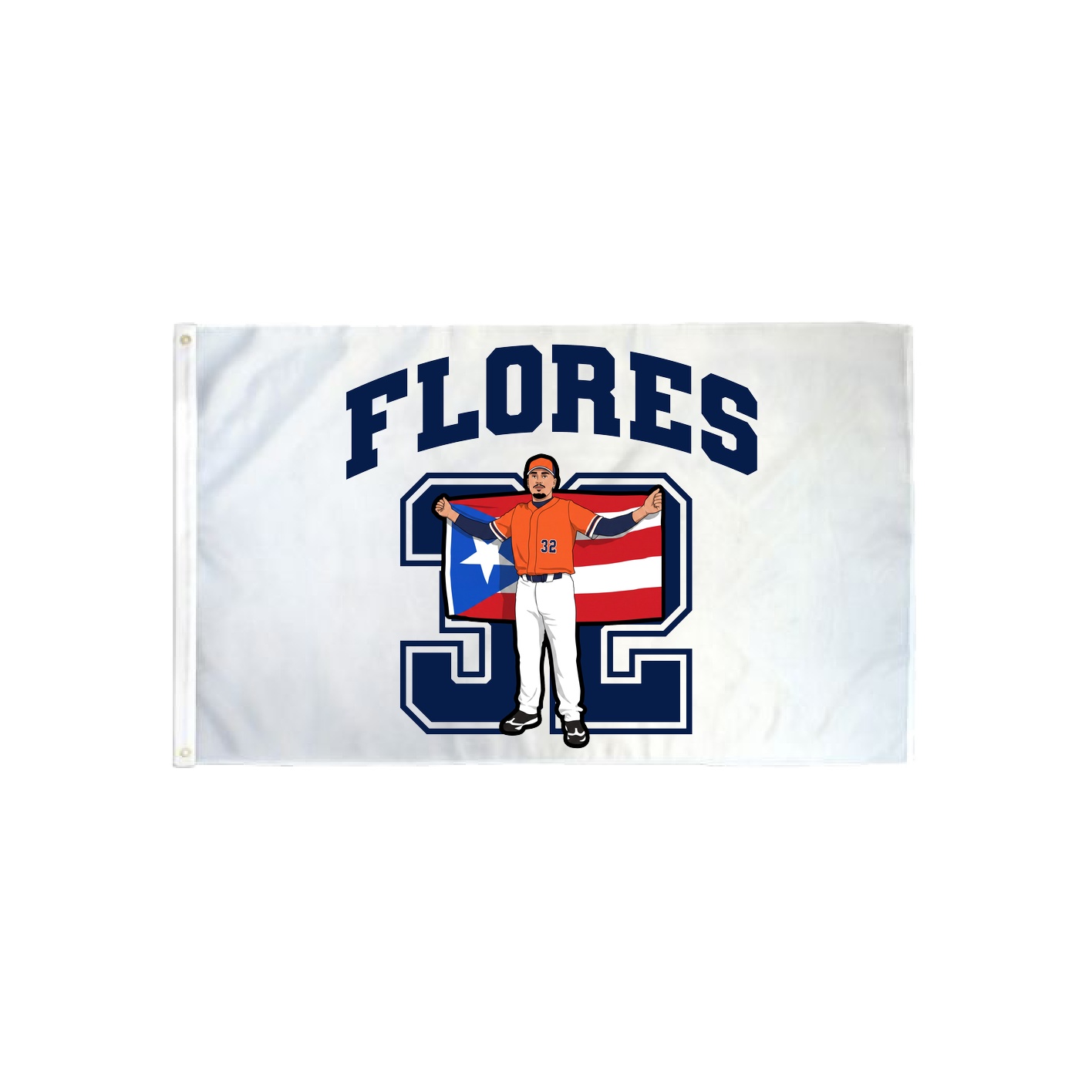 3x5 Flag — Number in Classic