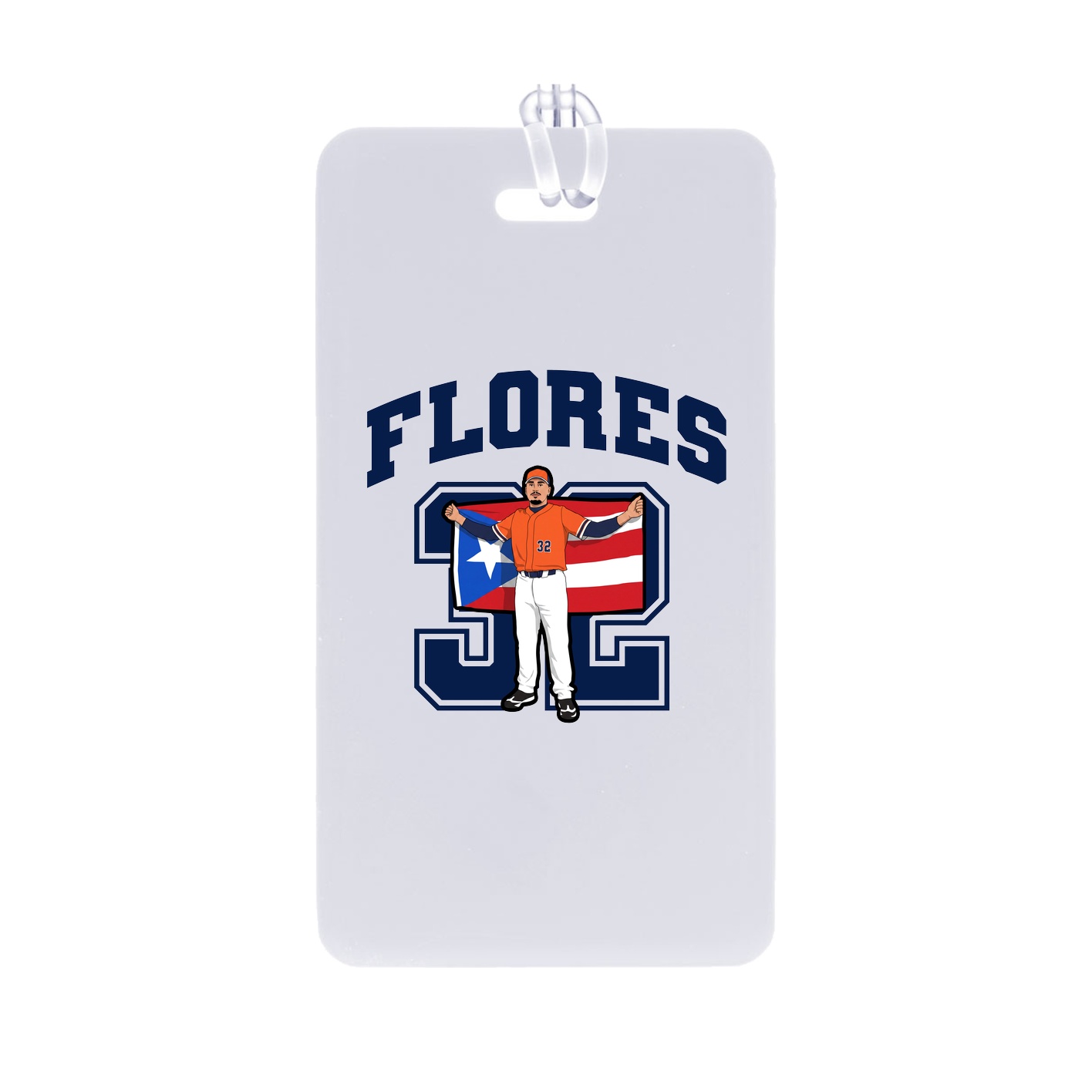 Bag Tag — Number in Classic