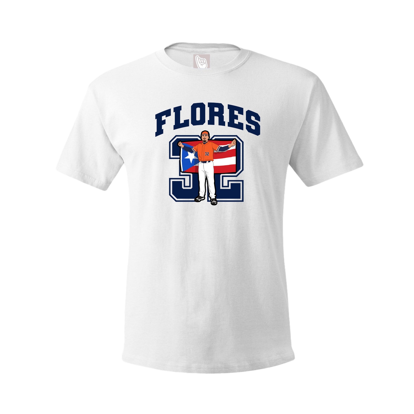 Tee — Number in White