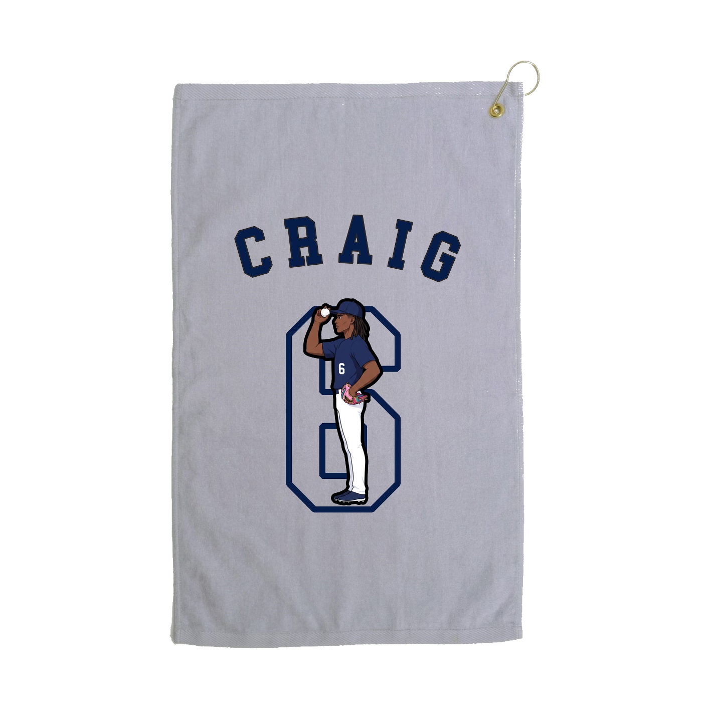 Golf Towel — Shirsey Arch in Grey