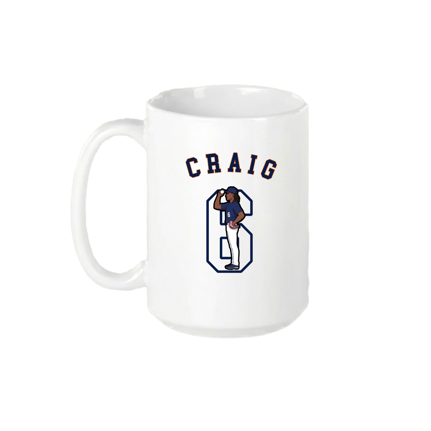 15oz Coffee Mug — Shirsey Arch in White