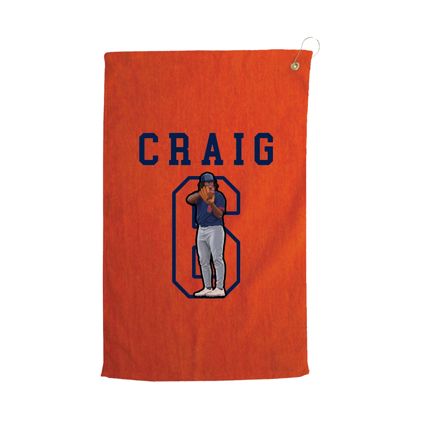 Golf Towel — Shirsey in Orange
