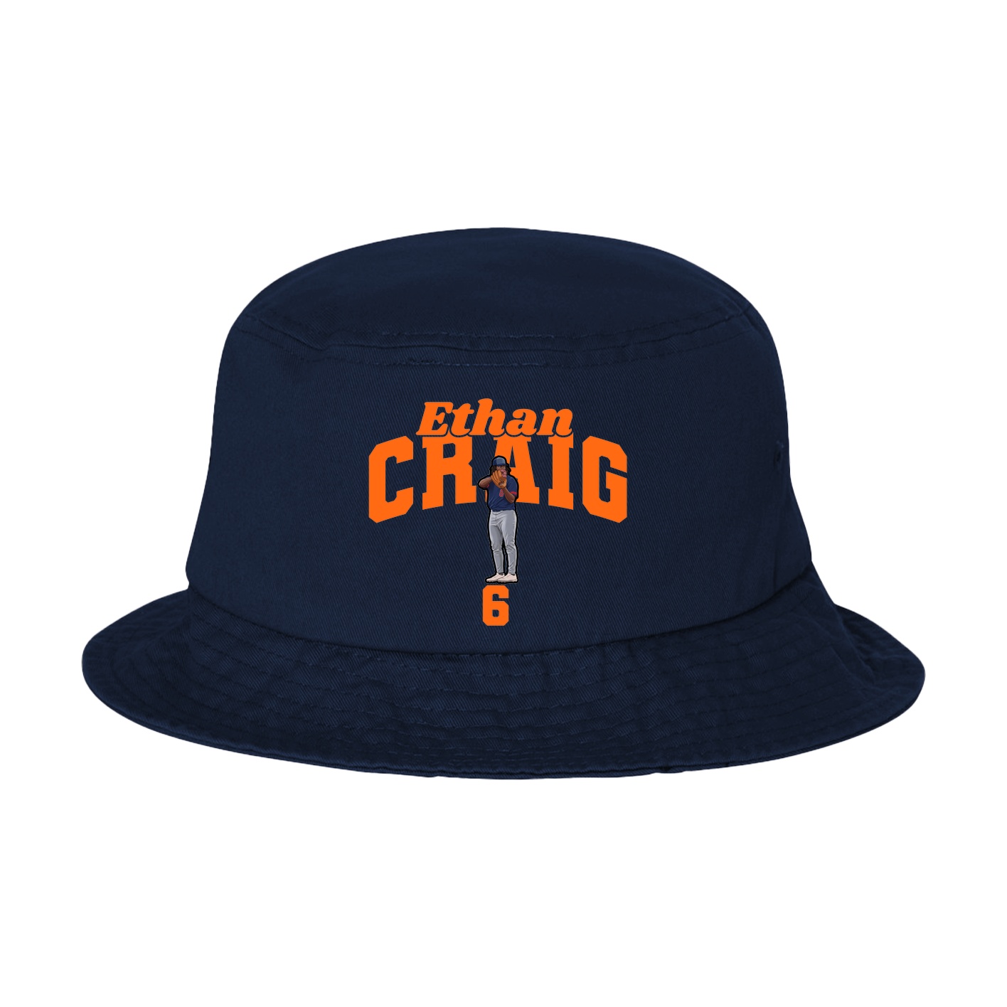 Bucket Cap — Signature Arch in Navy