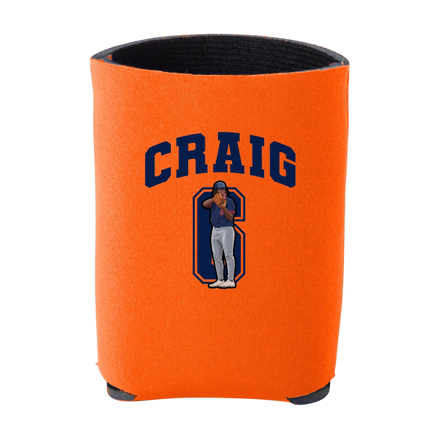 Can Holder — Number in Orange