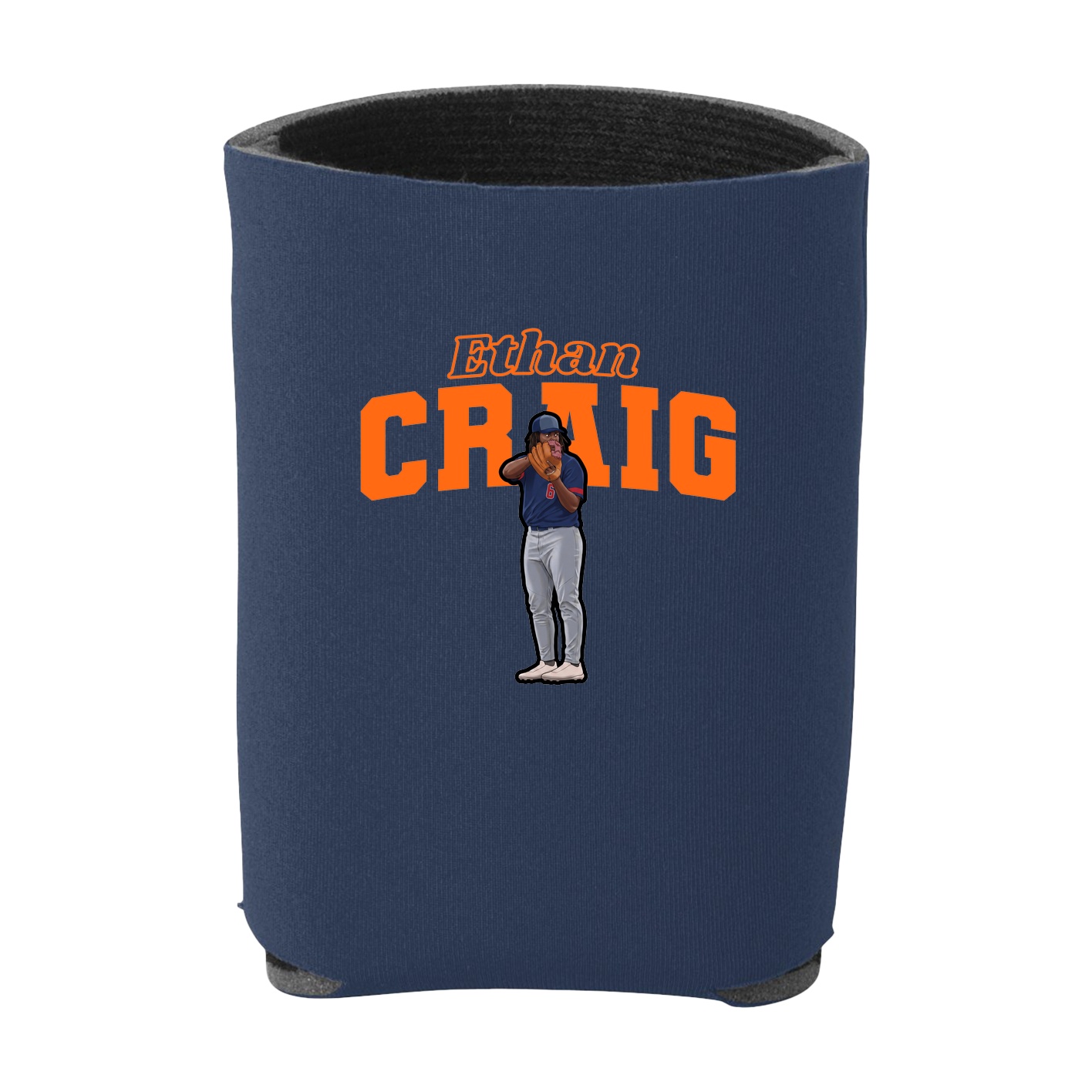Can Holder — Name Arch in Navy