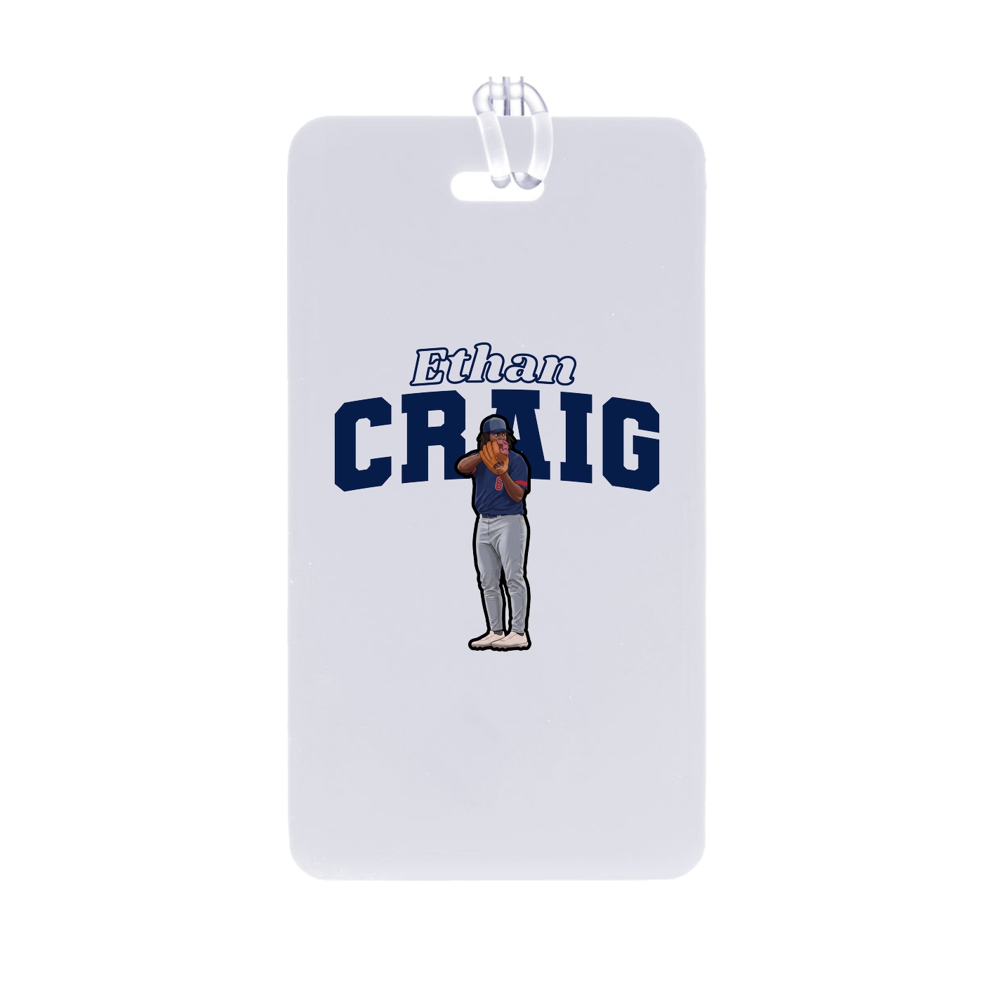Bag Tag — Name Arch in Classic