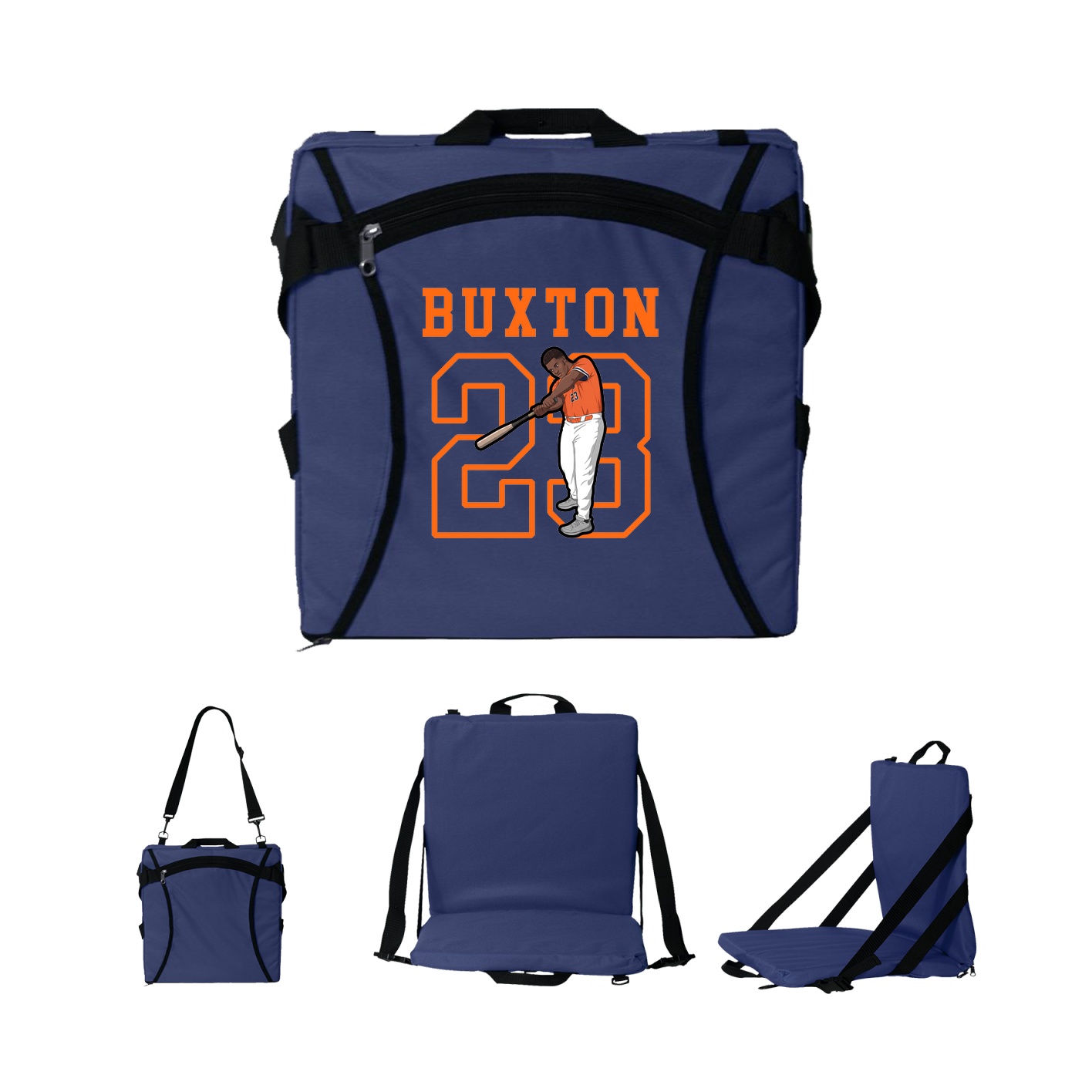 Folding Stadium Seat — Shirsey in Navy