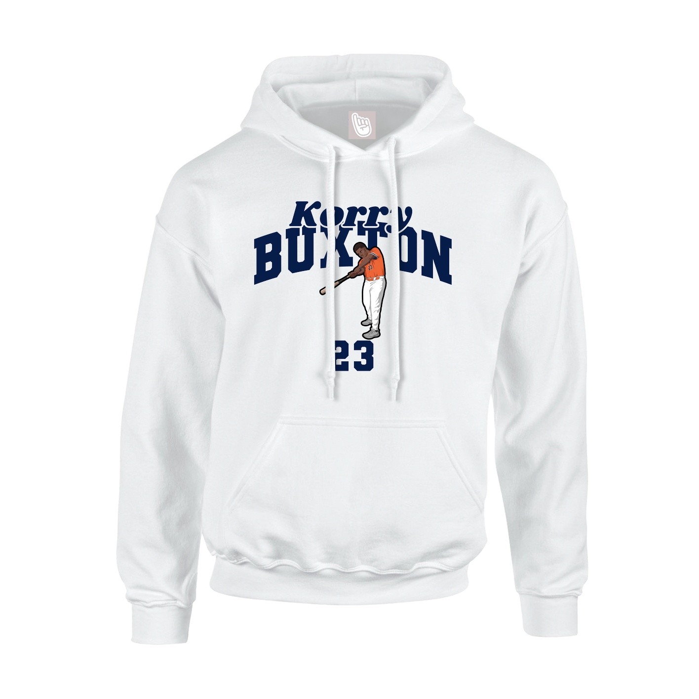 Youth Hoodie — Signature Arch in White