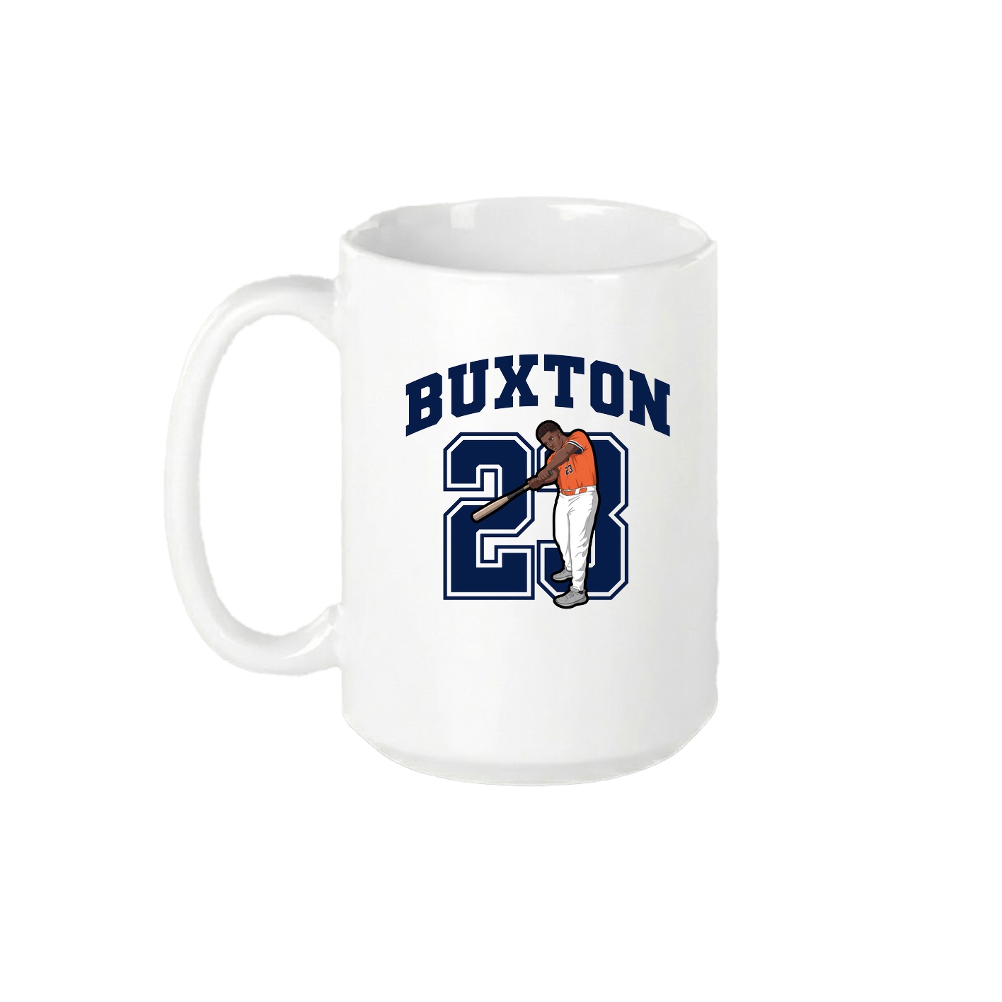 15oz Coffee Mug — Number in White