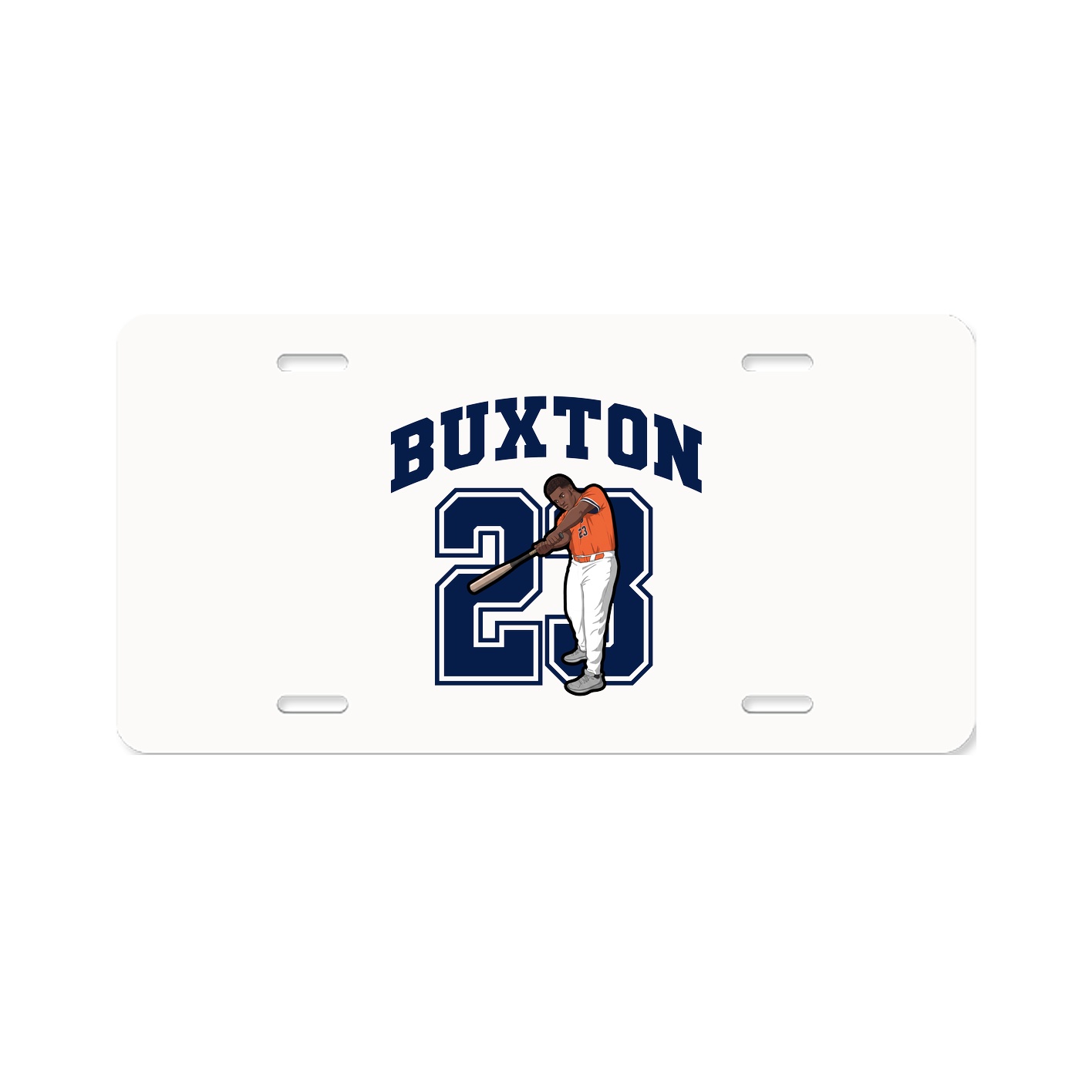 License Plate — Number in Classic