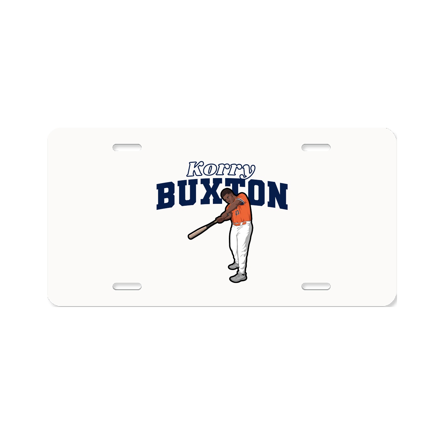 License Plate — Name Arch in Classic