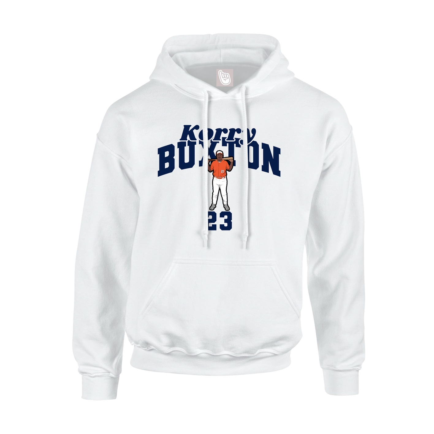 Hoodie — Signature Arch in White
