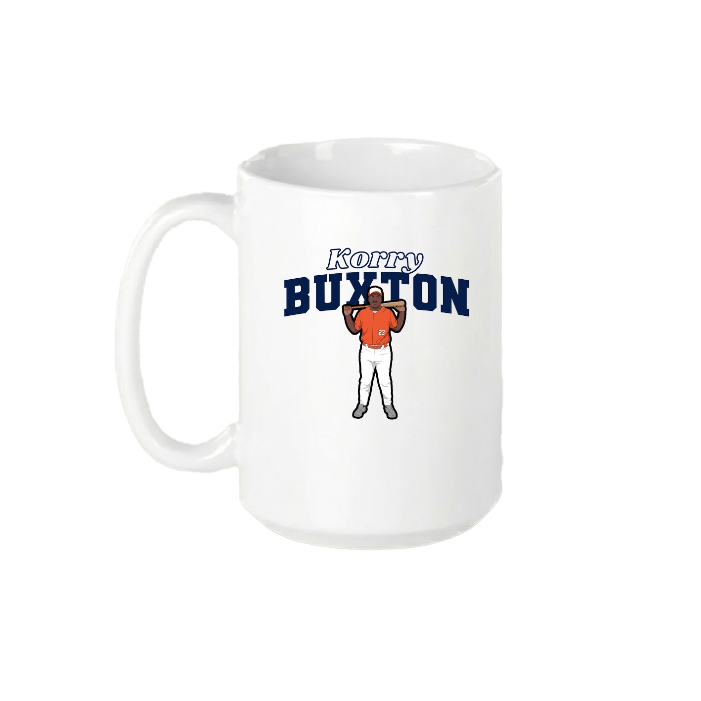 15oz Coffee Mug — Name Arch in White