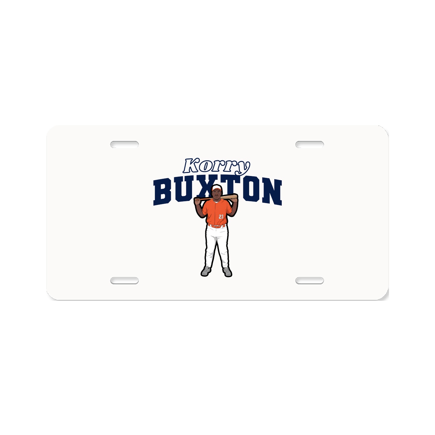 License Plate — Name Arch in Classic