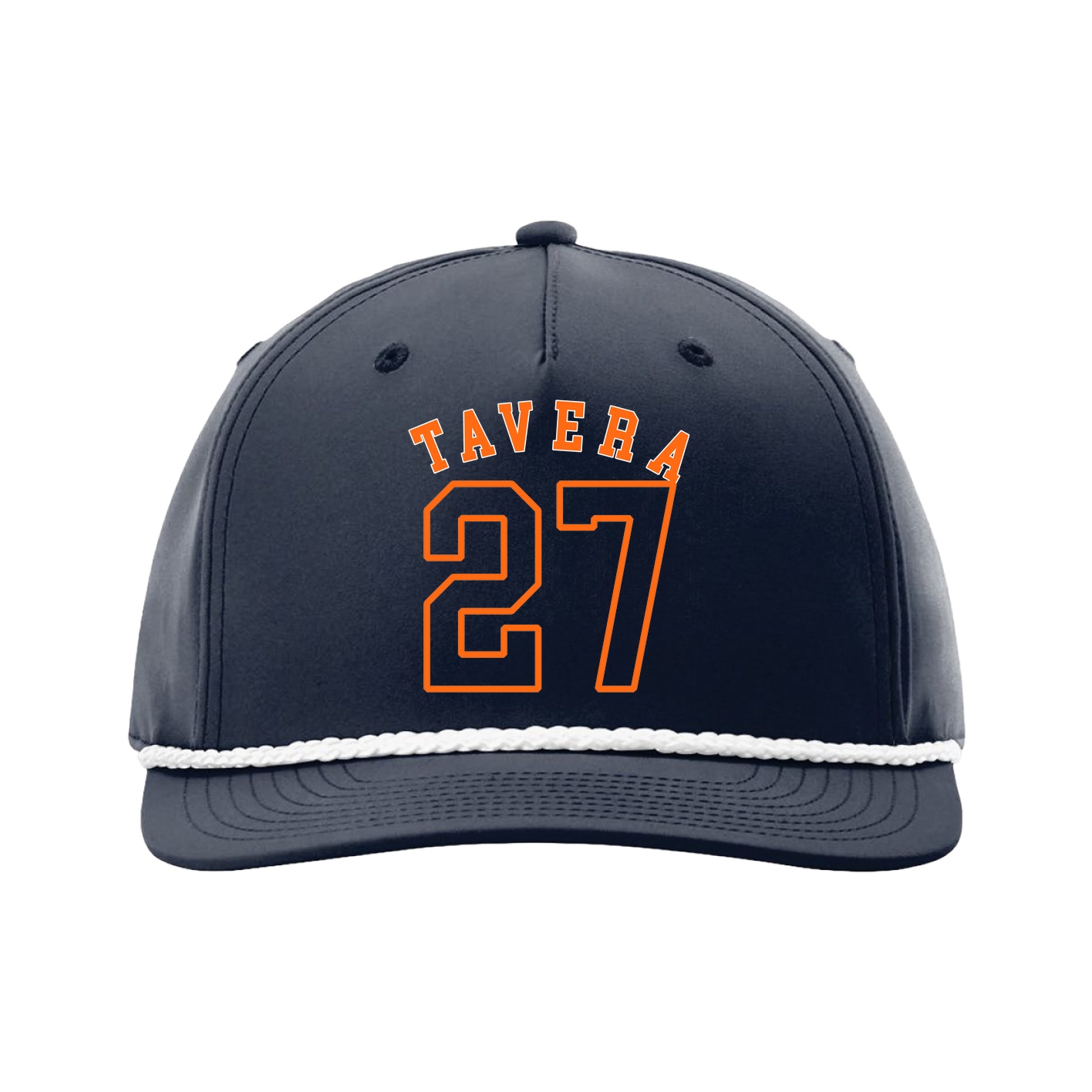 Five-Panel Classic Rope Cap — Shirsey Arch in Navy