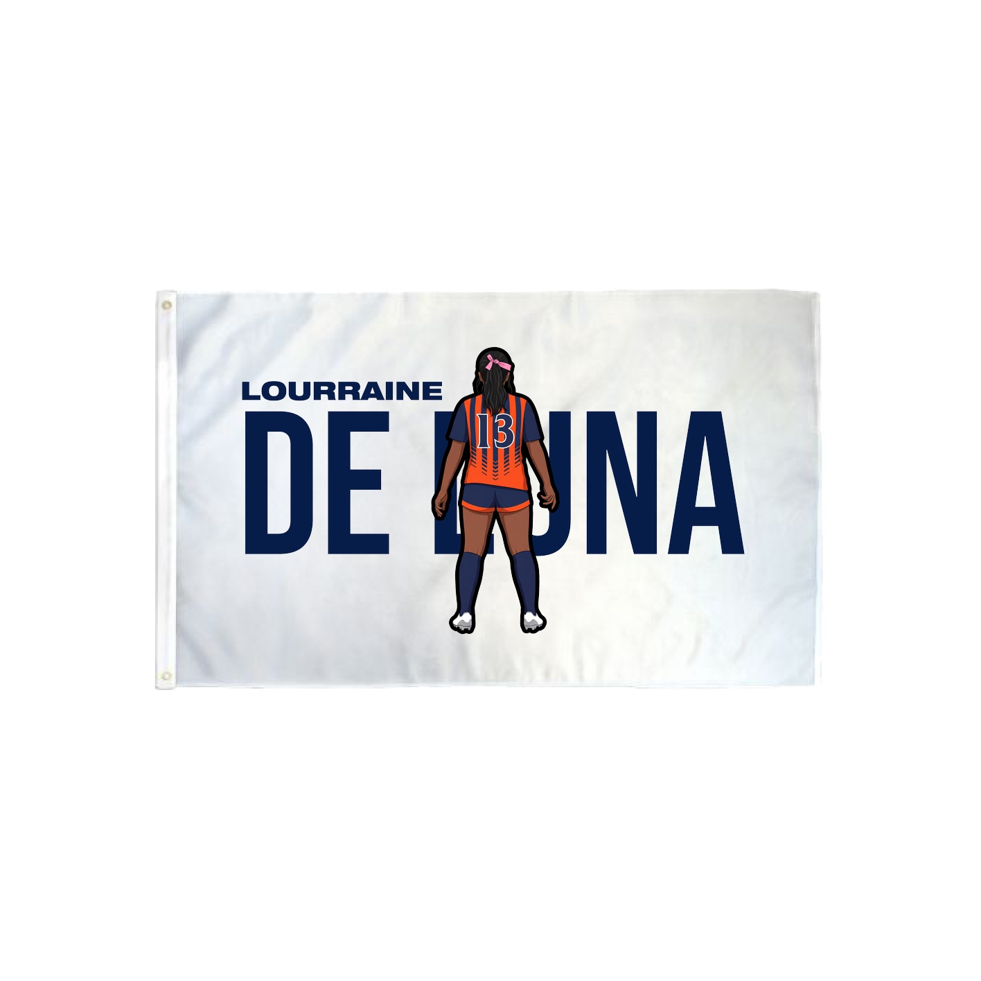 3x5 Flag — Player Name in Classic