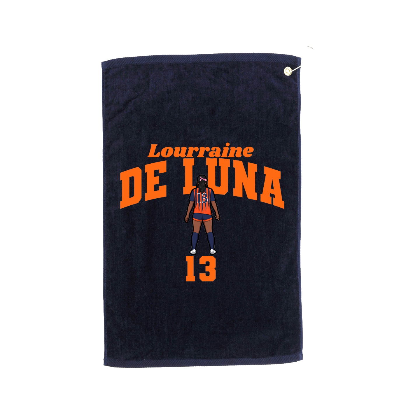 Golf Towel — Signature Arch in Navy