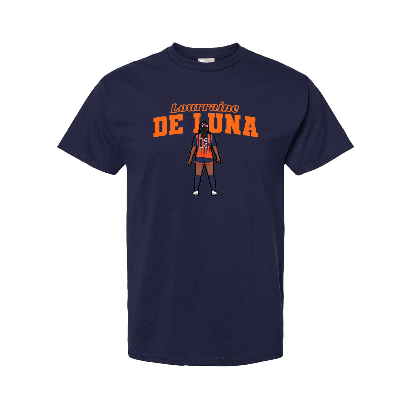 Tee — Name Arch in Navy