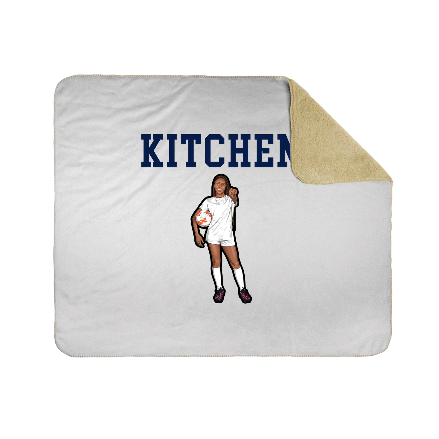 Throw Blanket — Shirsey in White