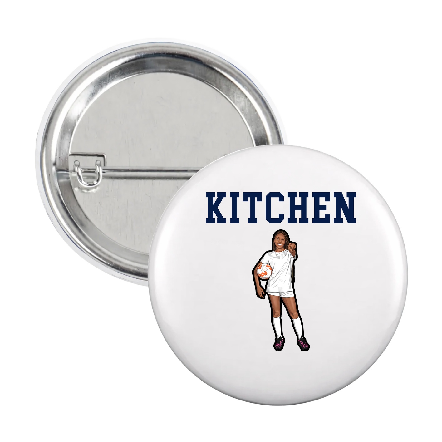 Game Day Button — Shirsey in White