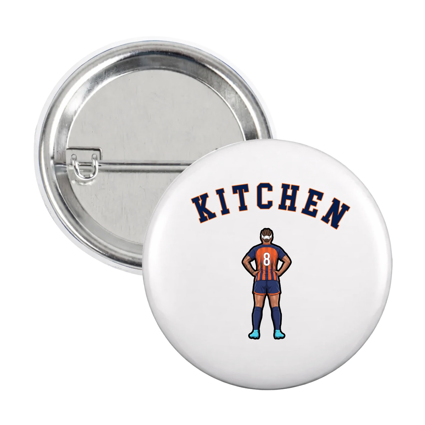 Game Day Button — Shirsey Arch in White