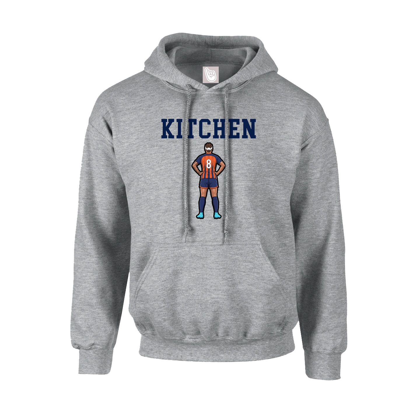 Hoodie — Shirsey in Grey