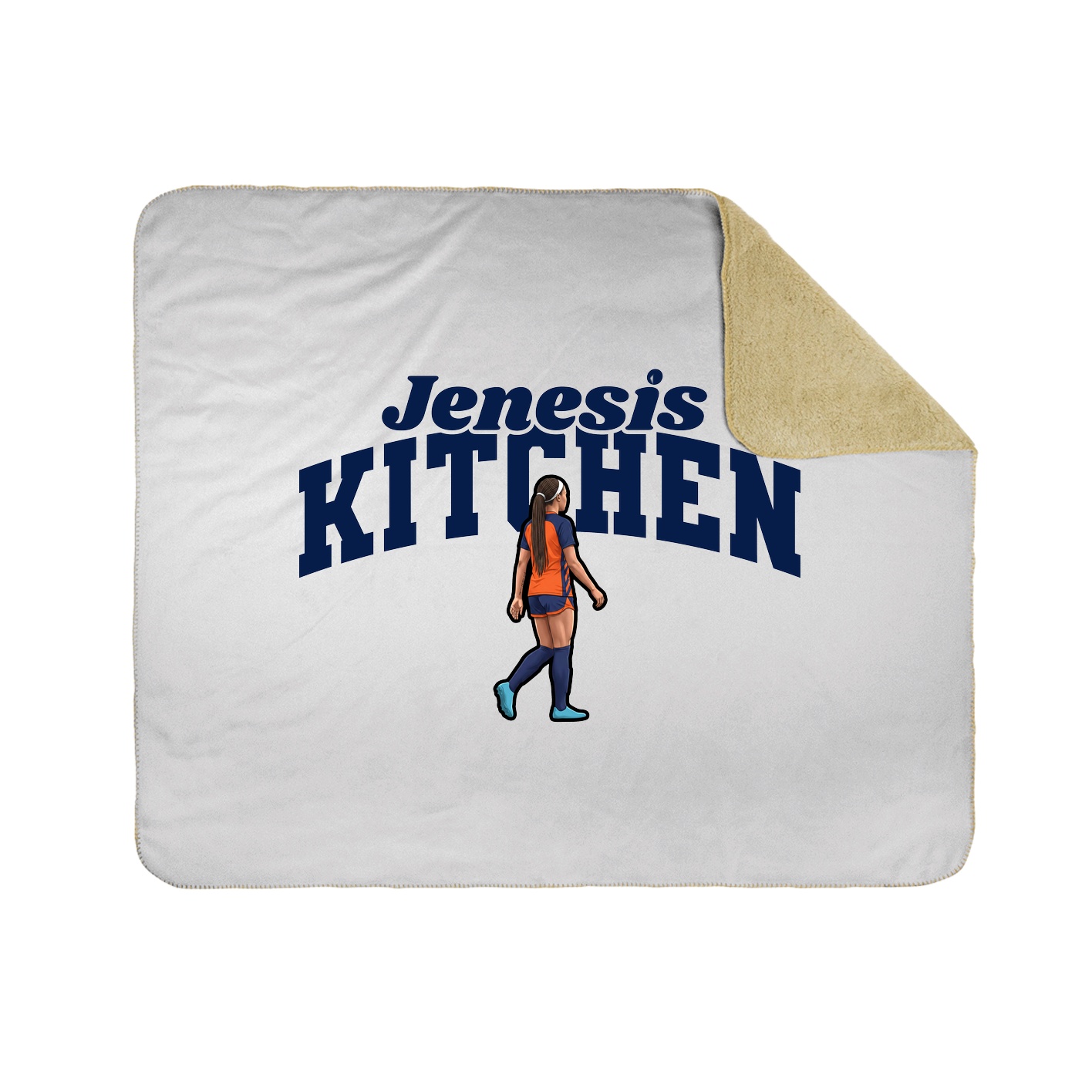 Throw Blanket — Signature Arch in White