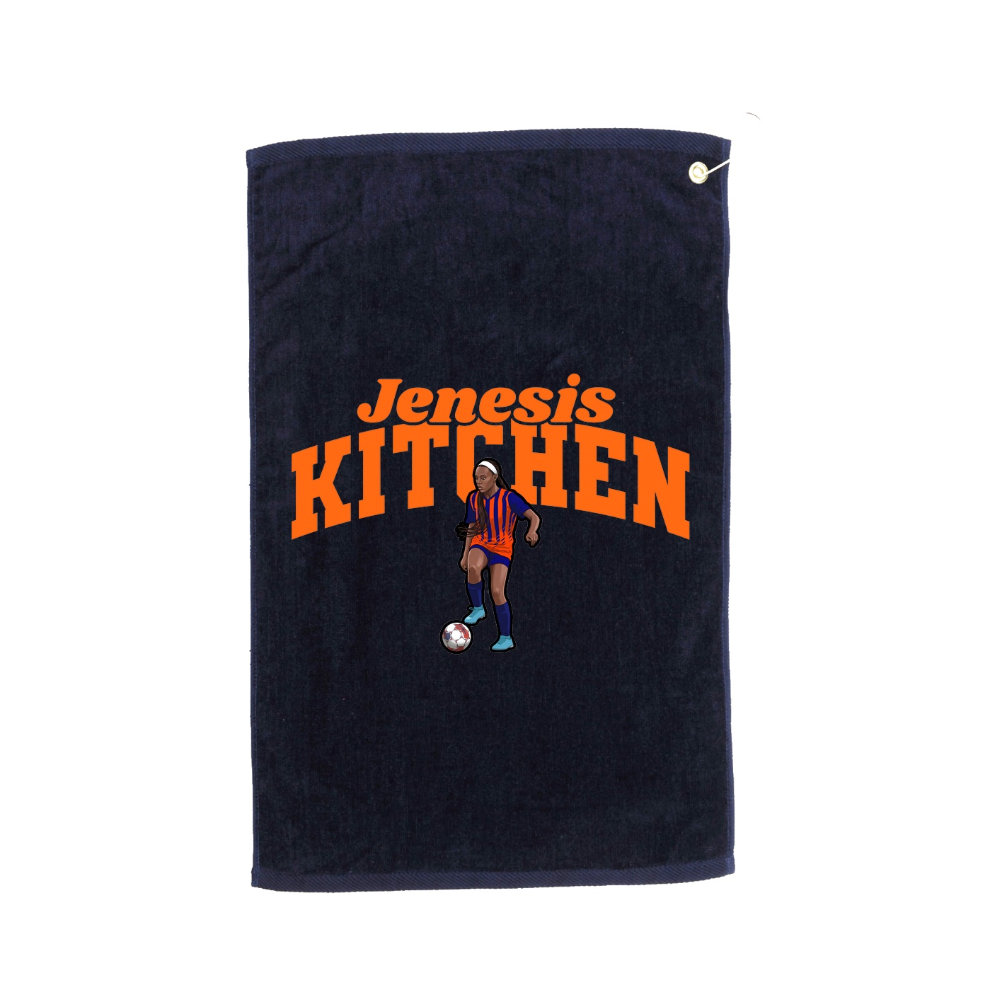 Golf Towel — Signature Arch in Navy