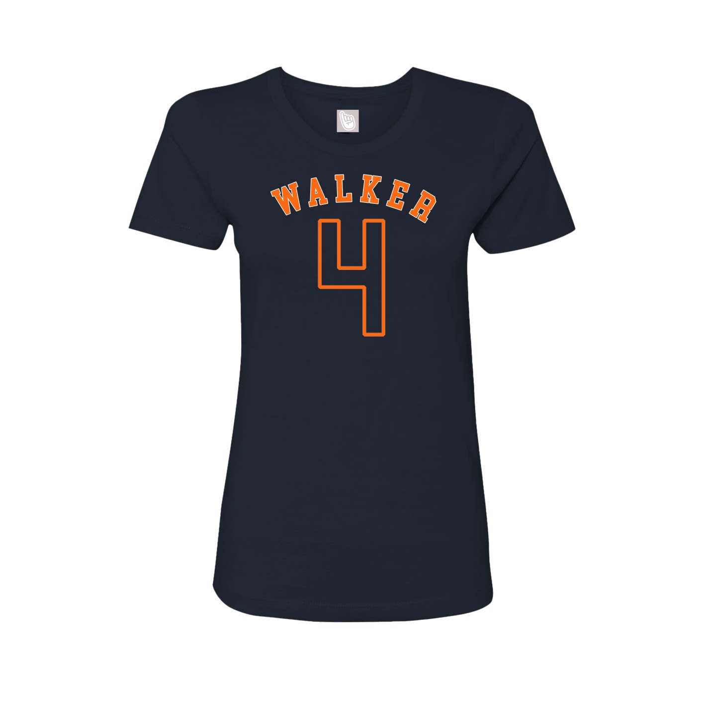Fitted Women's Tee — Shirsey Arch in Navy