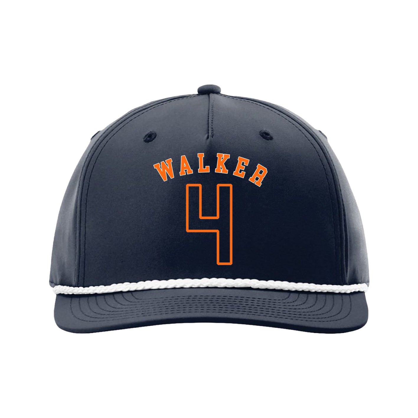 Five-Panel Classic Rope Cap — Shirsey Arch in Navy