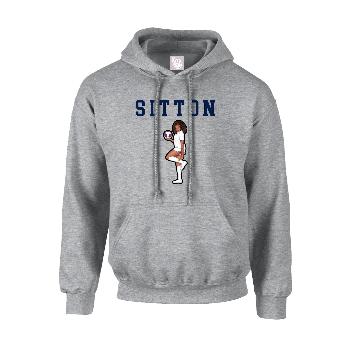 Hoodie — Shirsey in Grey