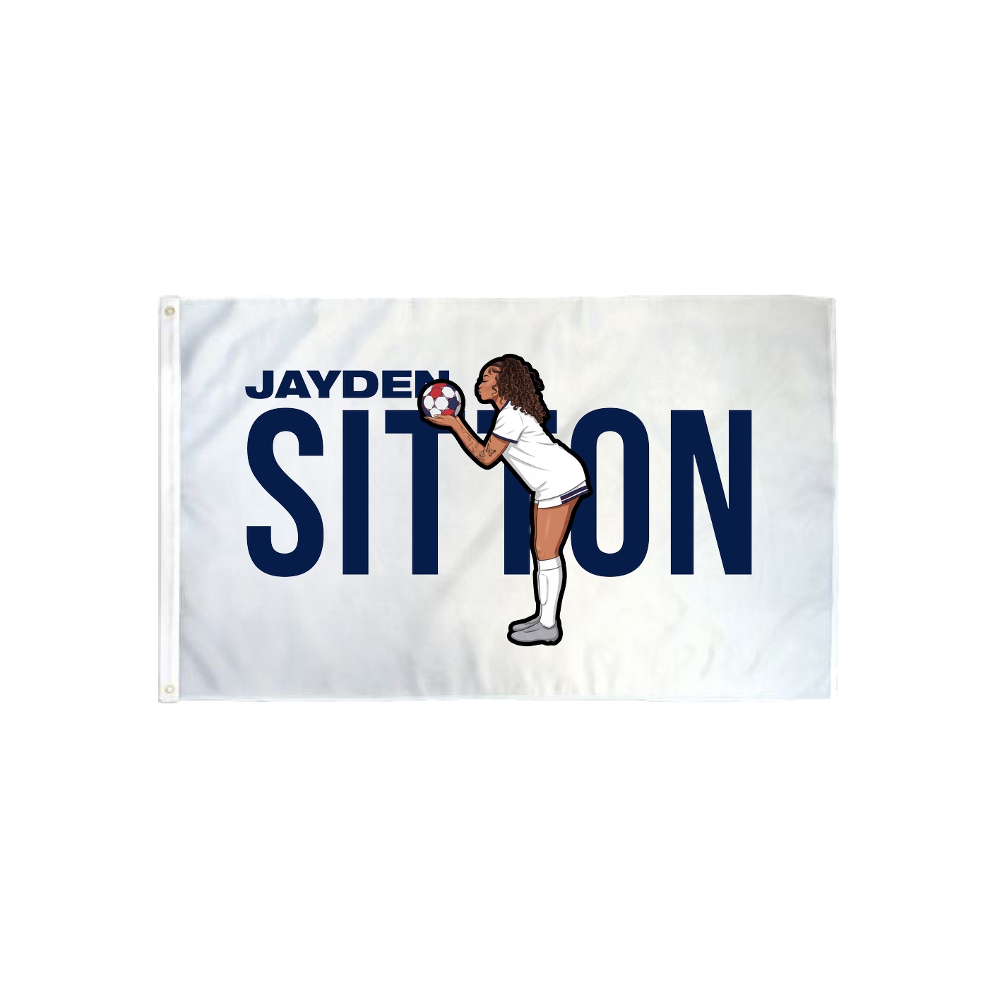 3x5 Flag — Player Name in Classic