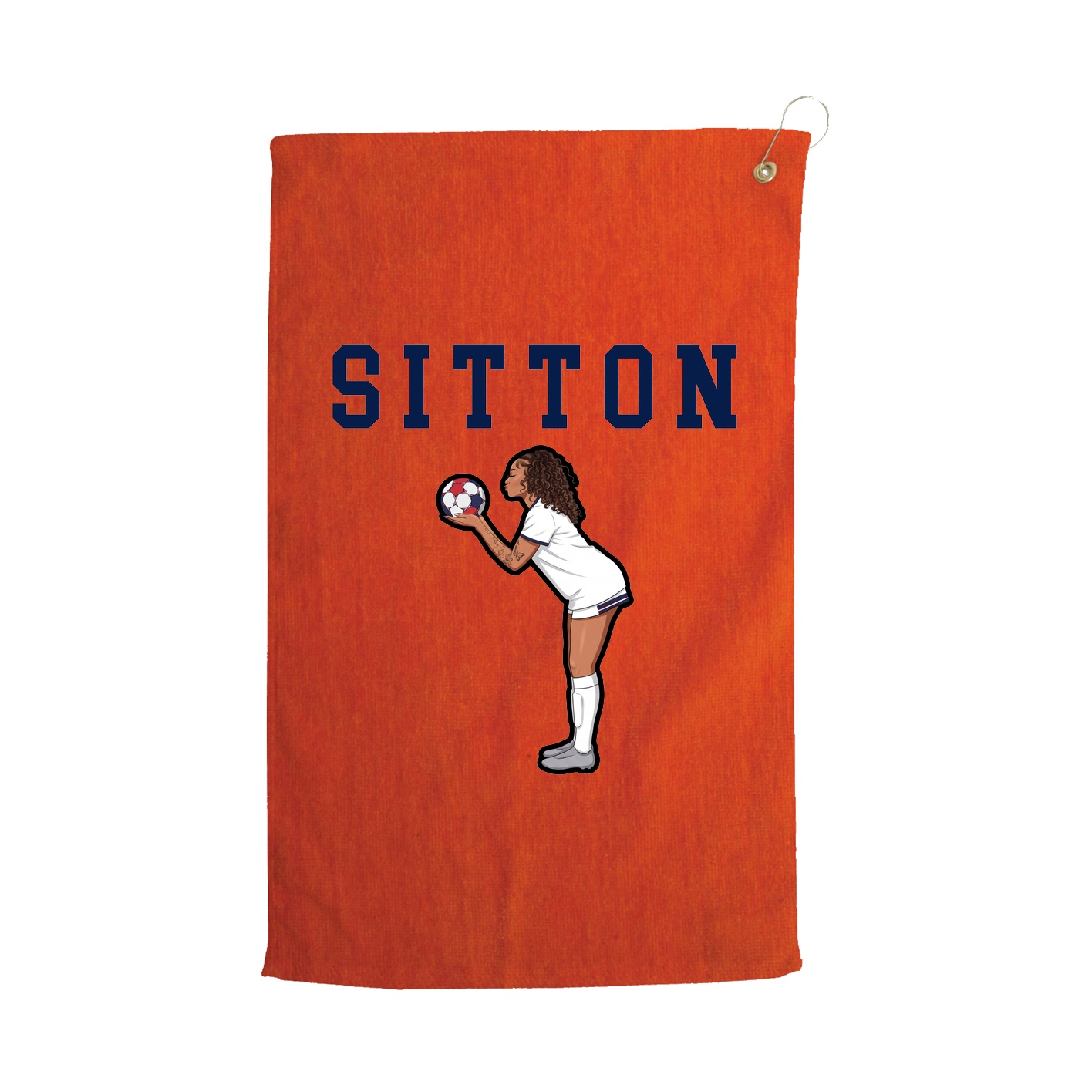 Golf Towel — Shirsey in Orange