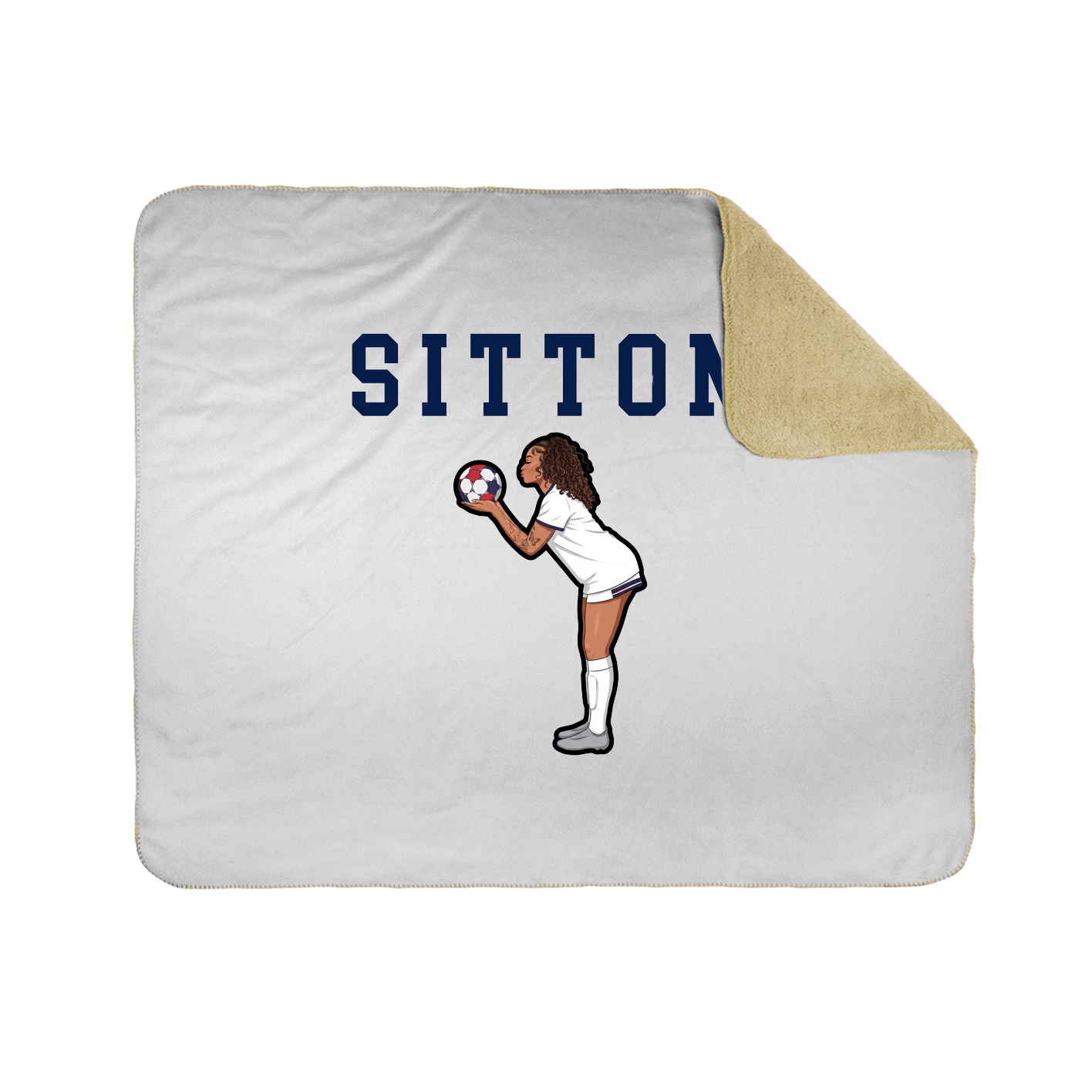 Throw Blanket — Shirsey in White