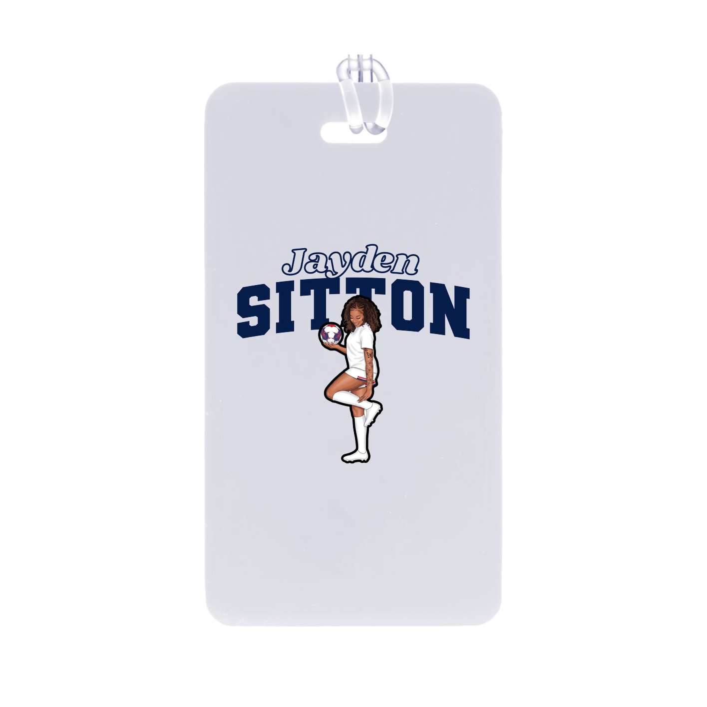 Bag Tag — Name Arch in Classic