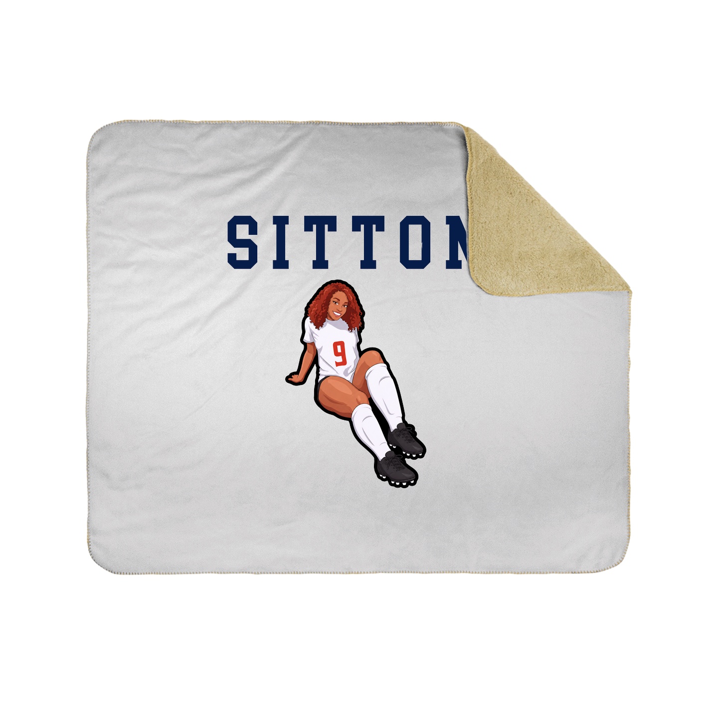 Throw Blanket — Shirsey in White
