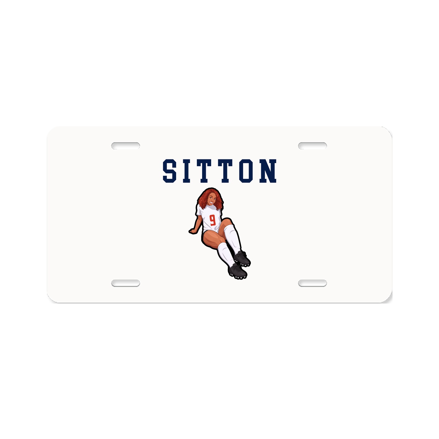 License Plate — Shirsey in Classic