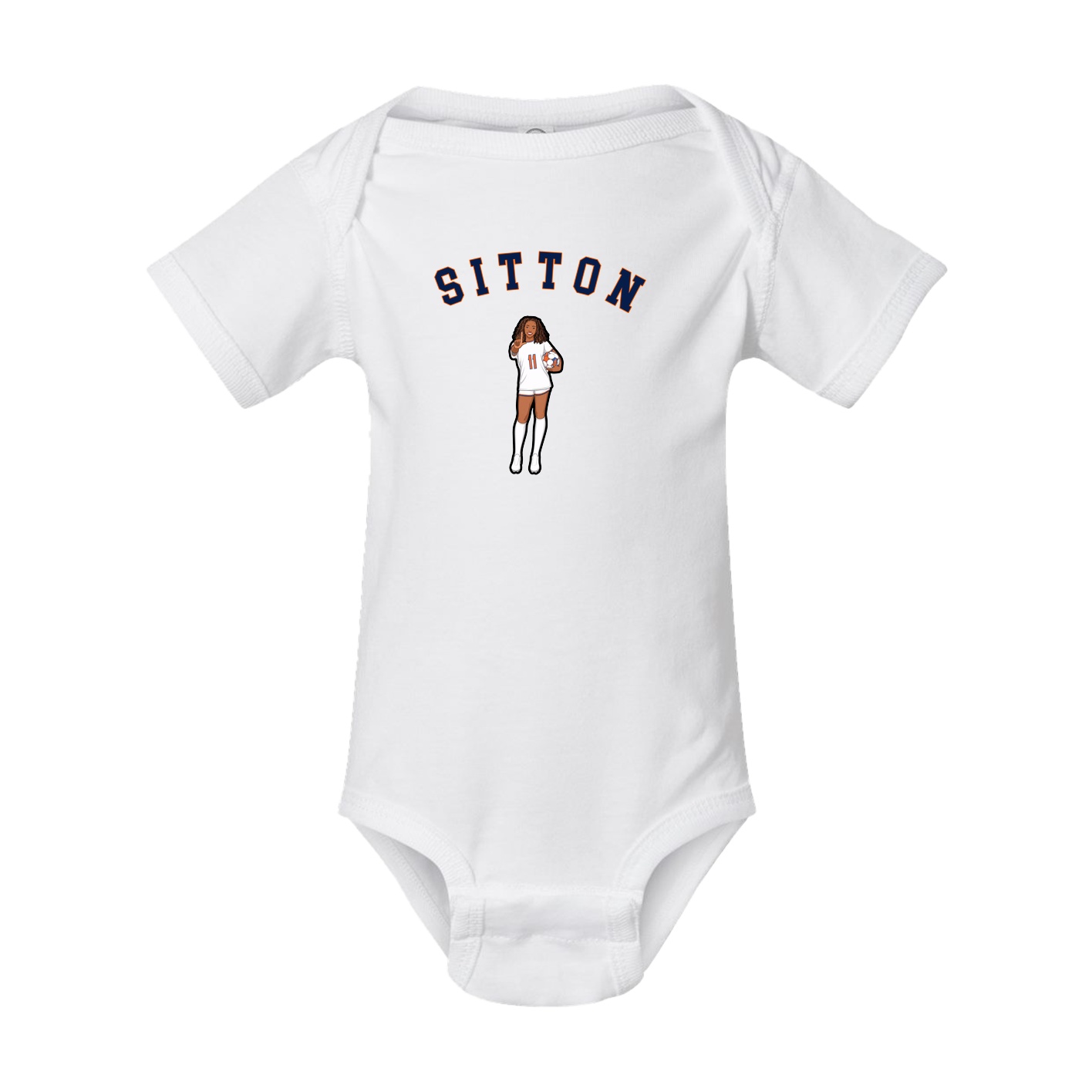 Baby Onesie — Shirsey Arch in White