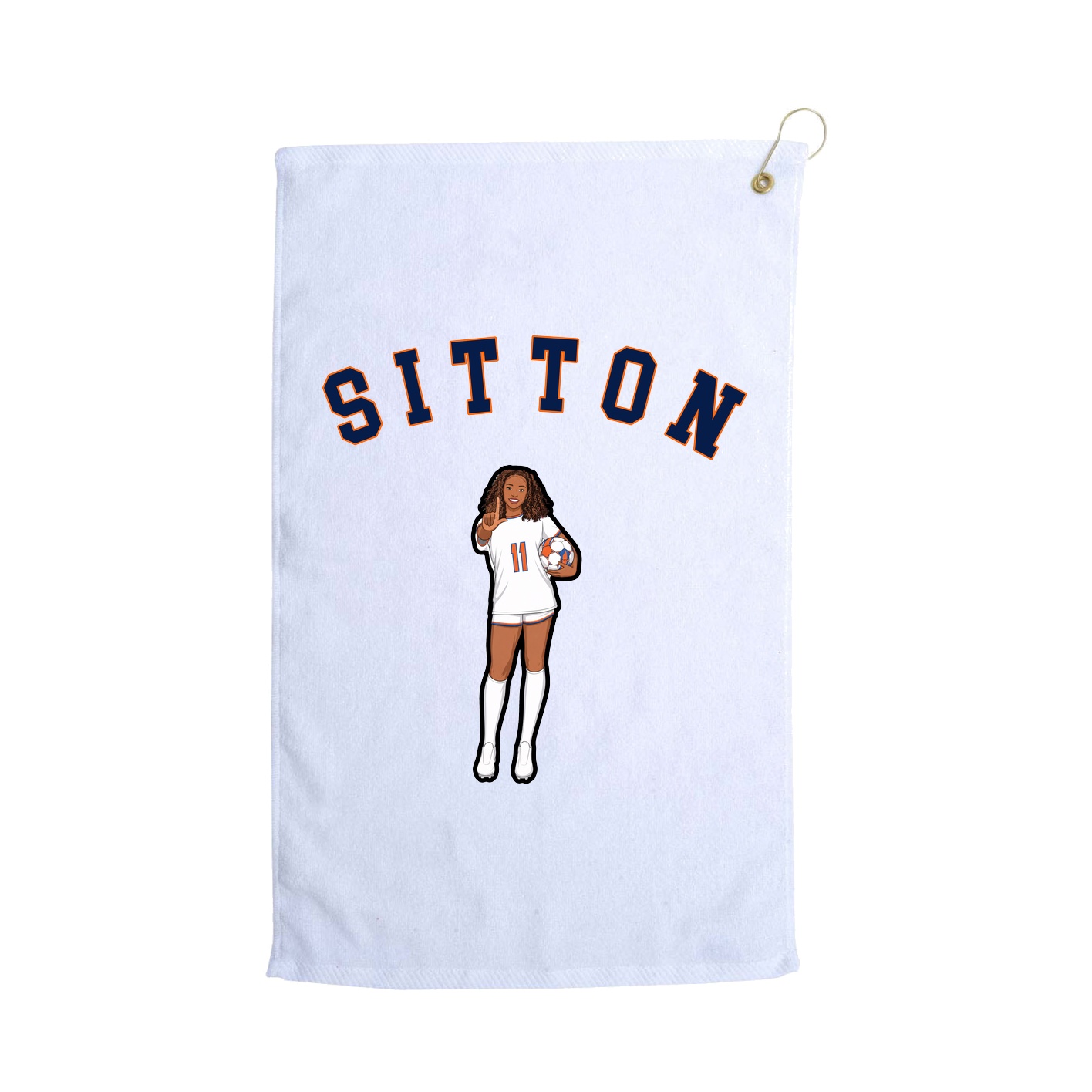 Golf Towel — Shirsey Arch in White